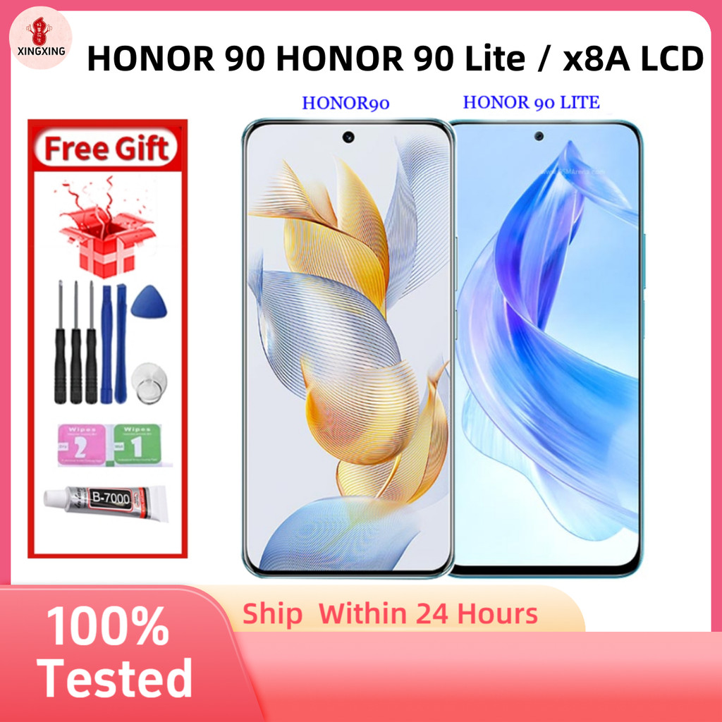 สําหรับ HONOR 90 LCD/HONOR 90 Lite LCD/HONOR x8A หน้าจอ LCD เปลี่ยนหน้าจอสัมผัส