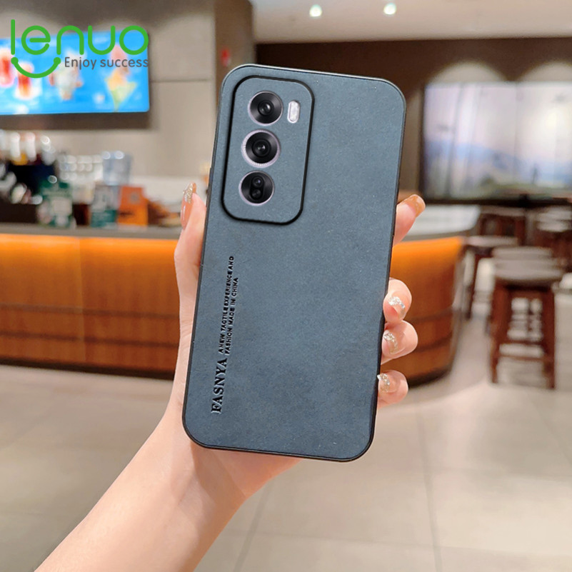 Lenuo หรูหราหนังเคสโทรศัพท์สําหรับ ออปโป้ Oppo Reno 13 12 12F 11F 11 10 Pro Plus Pro+ 5G Case ปลอกแฟชั่นคู่รุ่นกันกระแทกป้องกันปกหลัง ราคา ถูกที่สุด ดีลบีเคเค แกลเลอรีภาพที่ 9