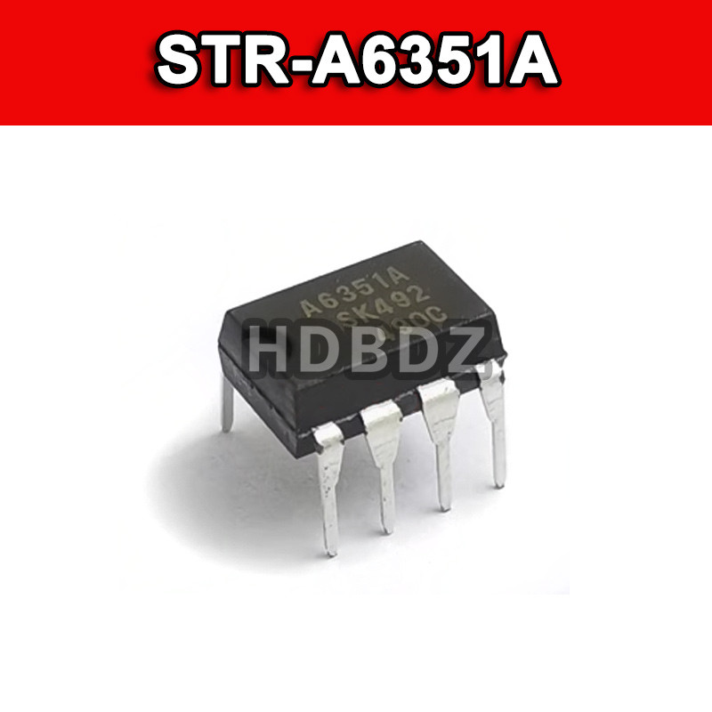 5 ~ 10 ชิ้น STR-A6351A DIP-8 ชิปการจัดการพลังงาน LCD IC