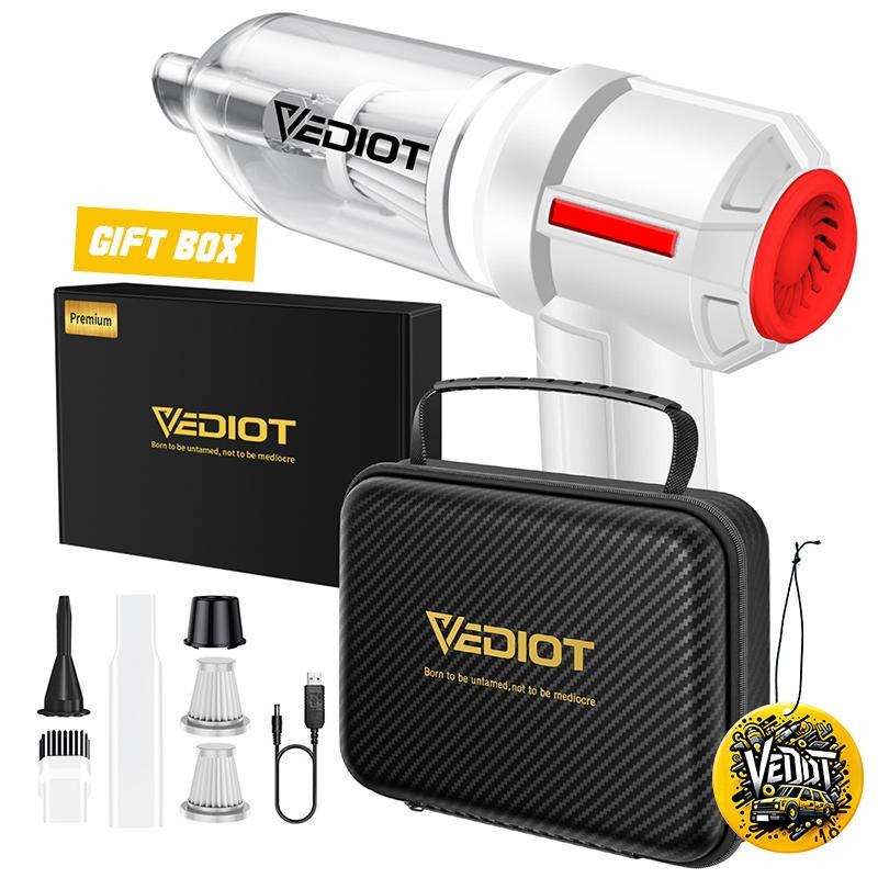 Vediot 3 in 1 เครื่องดูดฝุ่นไร้สาย 10000Pa พร้อมที่เป่าฝุ่น ชาร์จได้ สําหรับทําความสะอาดคีย์บอร์ด บ้าน ครัวเรือน