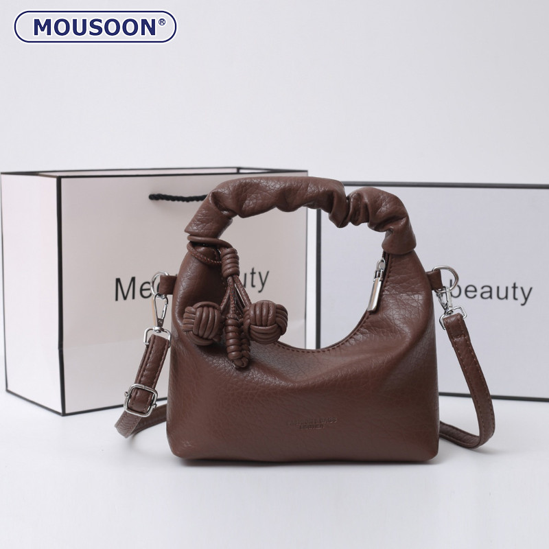 Mousoon High Sense MiuMiu Bag Underarm Bag Womens New Special-Interest Design Shoulder Crossbody Portable Dumpling Bag
