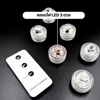 【พร้อมส่งจากไทย】ไฟ LED ขนาดเล็ก โคมไฟรีโมท กันน้ำ ติดกล่องใส่โมเดล ตกแต่งกล่องอะคริลิค