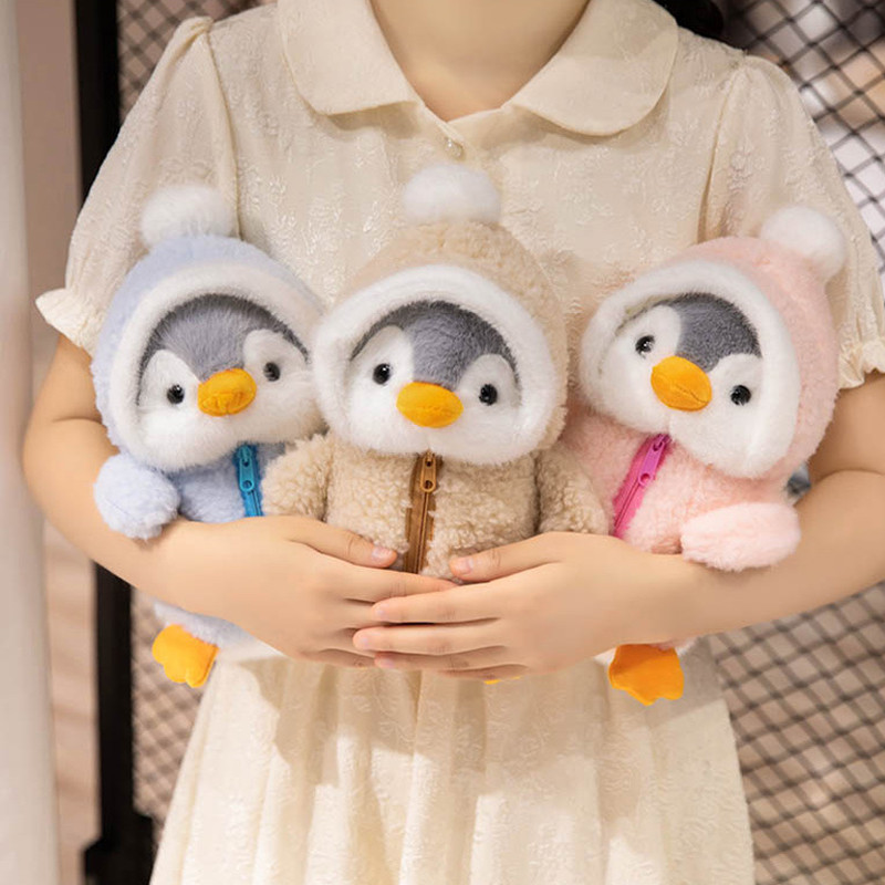 Oldlaiben ตุ๊กตา เพนกวิน ตุ๊กตาเพนกวิน 25cm ตุ๊กตานิ่มๆ ของเล่นเด็ก ของฝาก
