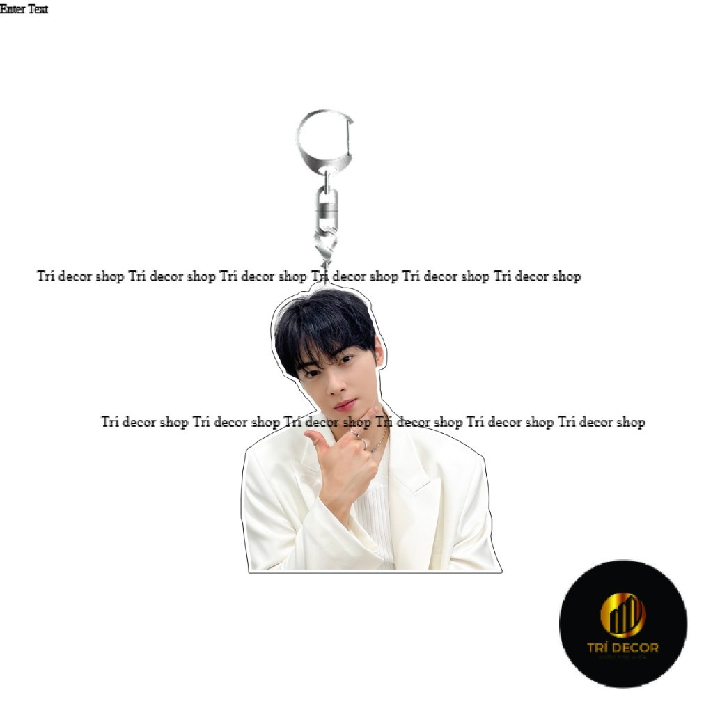 INS พวงกุญแจอะคริลิค Cha EunWoo ใหม่