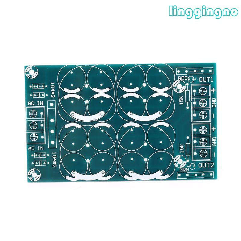 Rr Rectifier Filter Power Supply Board Dual Power เอาต์พุตขนาน PCB Bare Board