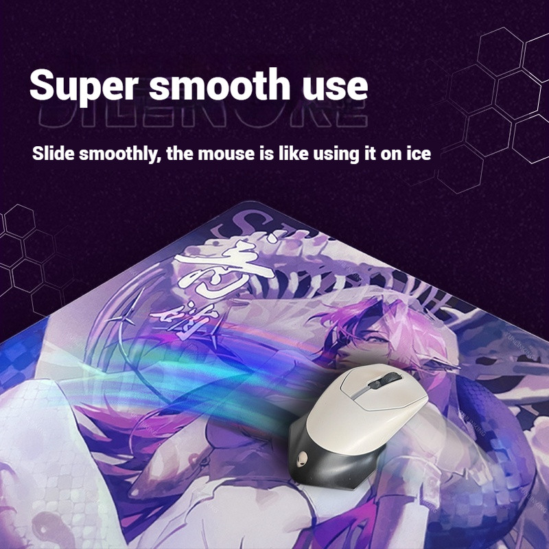 Yunlinking Audio Nitrate Micro Etching Gaming FPS แผ่นรองเมาส์กระจกสําหรับเล่นเกม