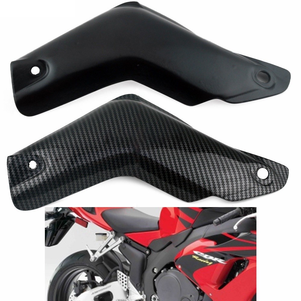 Honda CBR1000RR 2004-2007 CBR1000RR คาร์บอนไฟเบอร์สีไอเสียแผ่นกันความร้อนแฟริ่งแผงด้านข้าง