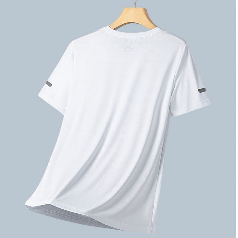 พร้อมส่ง เสื้อยืดแขนสั้นคอกลมผู้ชาย เสื้อกีฬาแขนสั้นผู้ชาย ผ้าดีใส่สบายไม่ร้อน ราคา ถูกที่สุด ดีลบีเคเค แกลเลอรีภาพที่ 8