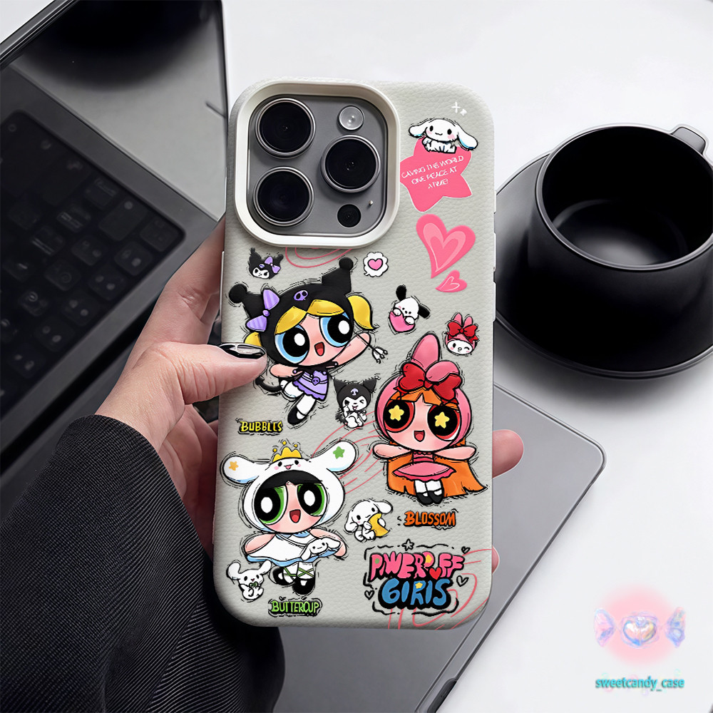 🌹จัดส่งในพื้นที่🌹เคสเหมือนเปลือกลิ้นจี่ ตำรวจหญิงทรงพลัง สําหรับIPhone16 15 14 13 7 8plus Pro Promax XR XS เลือกได้5สี