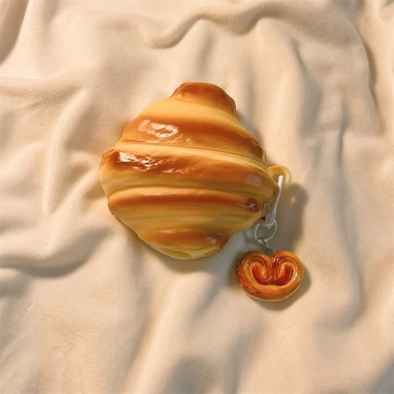 Geek สําหรับ GOOJODOQ J201 J206 เคส Case เคสหูฟังครัวซองเทียมน่ารัก