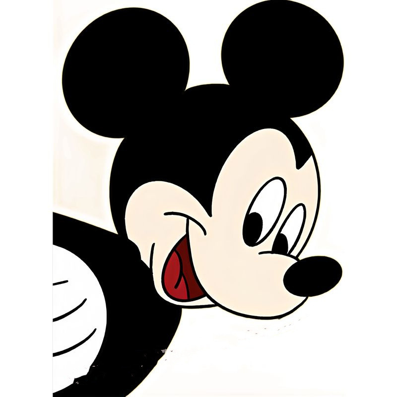 ดิสนีย์มิกกี้การ์ตูนน่ารักสร้างสรรค์บุคลิกภาพ ทําเอง ตู้เย็นสติกเกอร์ตกแต่งกันน้ําภาพวาดสติ๊กเกอร์ติดผนังห้องเด็ก - รูปที่ 3