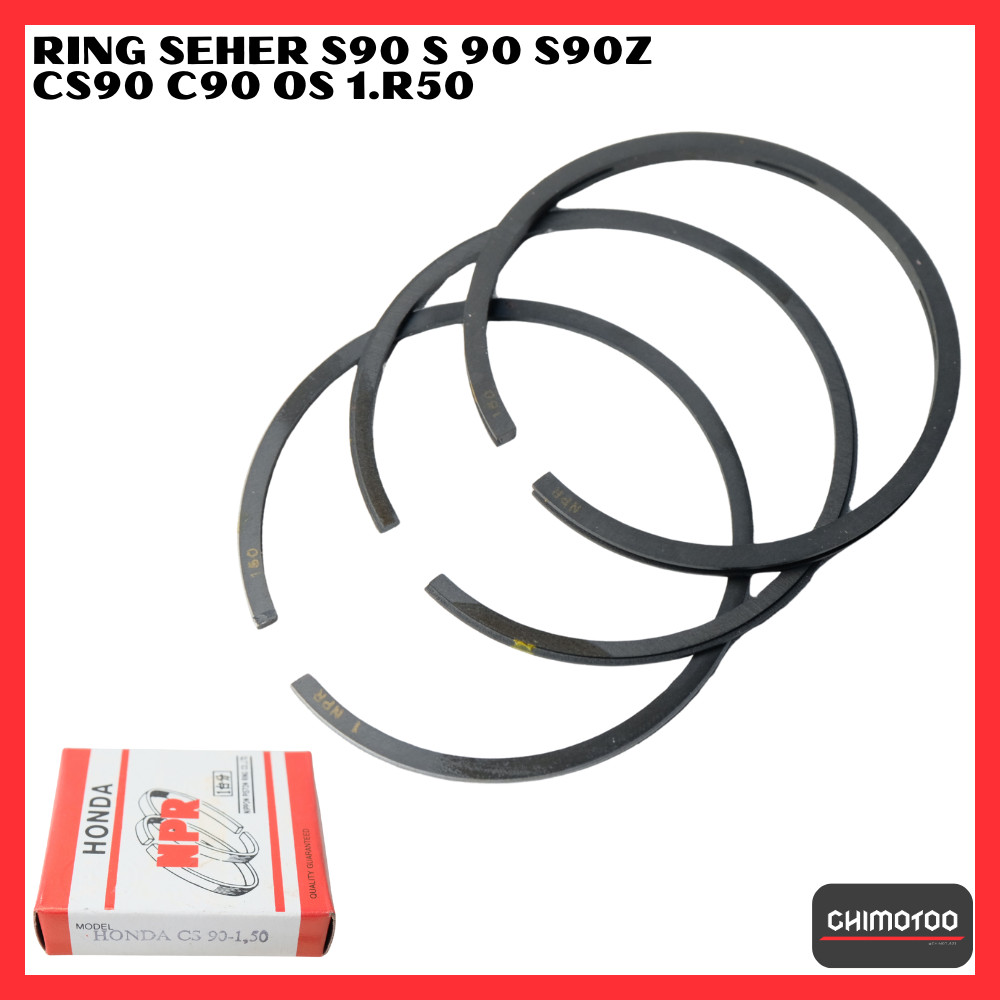 Honda S90 S 90 S90Z CS90 C90 C 90 Os แหวนลูกสูบ Oversize ขนาด 1.50
