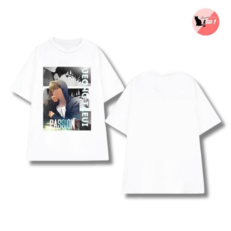 เสื้อยืด Jeong Taui Passion manhwa manhwa รุ่นสวย ทําจากผ้าฝ้ายสําหรับผู้ชายและผู้หญิง ทุกขนาด