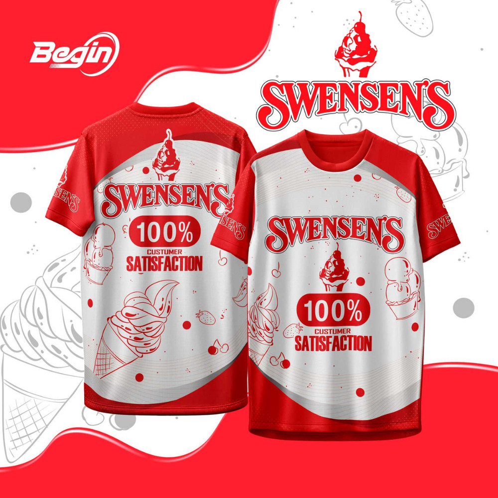 Begin Sportswear(บีกิน สปอร์ตแวร์) เสื้อกีฬา ลาย สเวนเซ่นส์  Swensen's