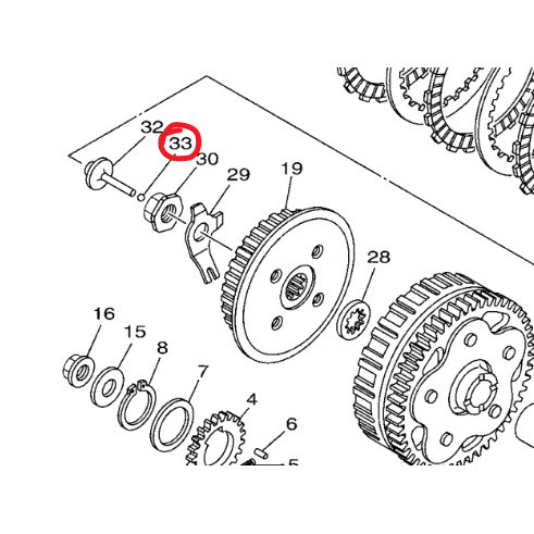 LC135 V1 V2 V3 V4 V5 V6 V7 V8 Y15 V1 V2 FZ150 BEARING KECIL ENGINE MANGKUK CLUTCH PUSH ROD