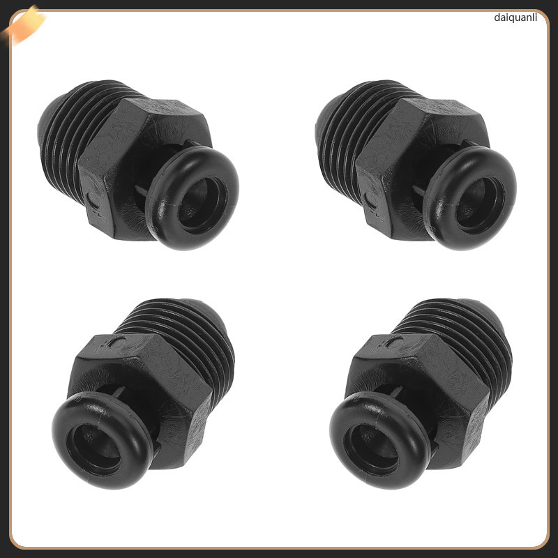 4 ชิ้นอุปกรณ์เสริมการเกษตรสูญญากาศวาล์ววาล์วอุปกรณ์เสริม Air Release Pp หยดชลประทาน Supply daiquanli