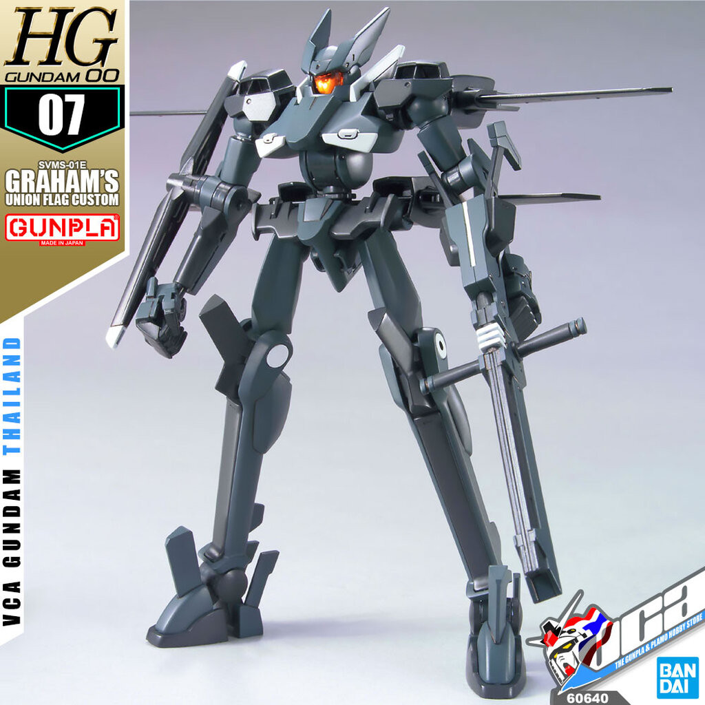 BANDAI ♦️ GUNPLA HIGH GRADE HG 1/144 GRAHAM UNION FLAG CUSTOM โมเดล กันดั้ม กันพลา