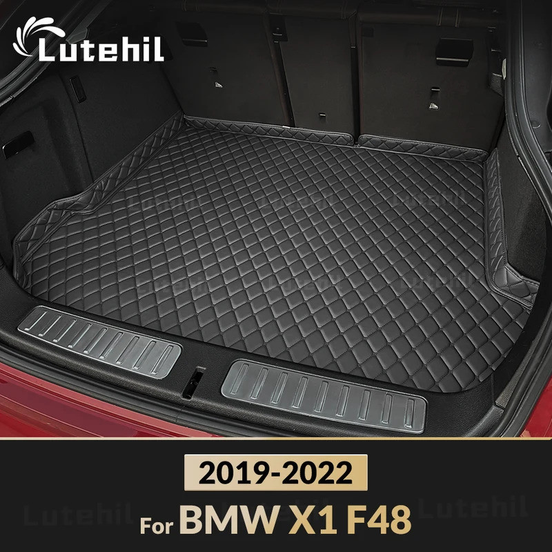 For BMW X1 F48 2019 2020 2021 2022 Lutehil Car Trunk Mat Custom Waterproof Non-Slip Auto interior Ac
