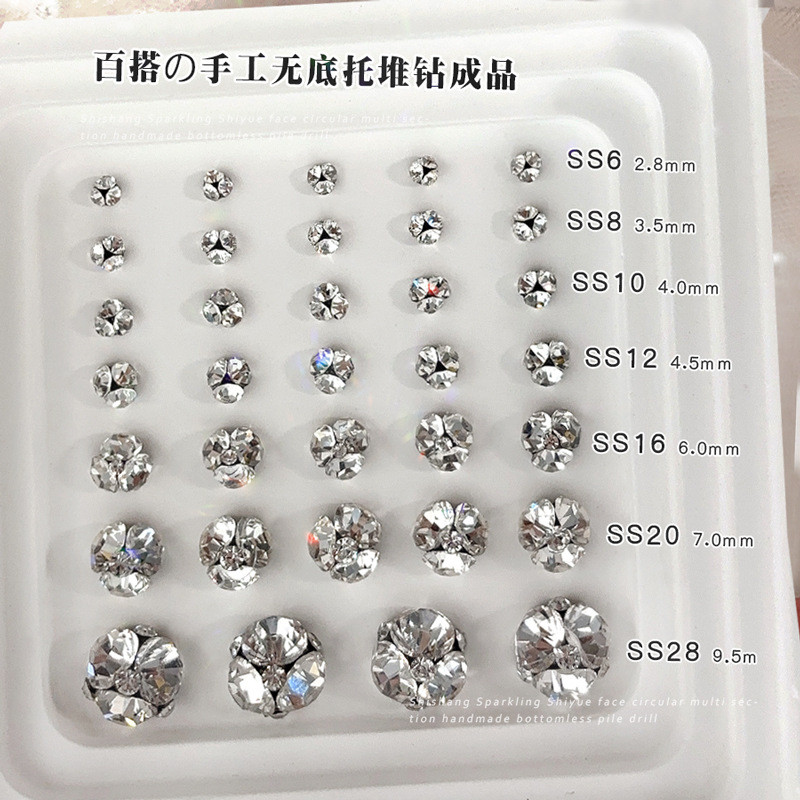 10 อุปกรณ์ทําเล็บ SS6-SS20 อุปกรณ์ทําเล็บแบบสวมใส่ได้