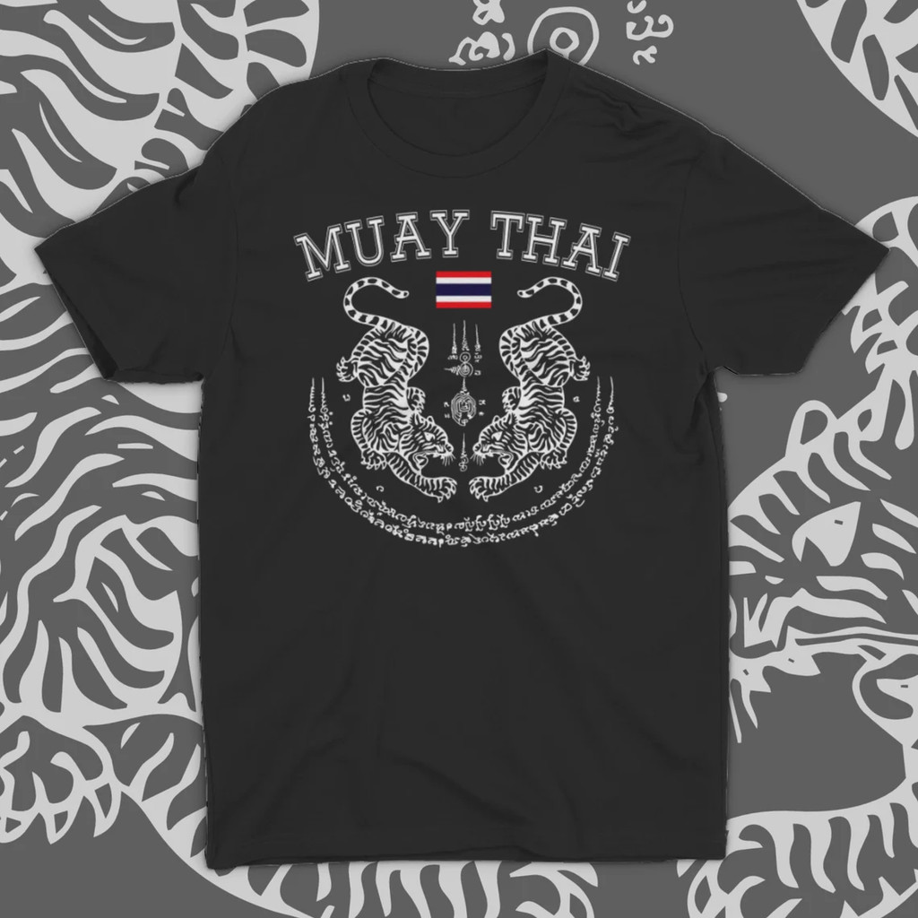 เสื้อยืดแขนสั้นมวยไทยสำหรบทุกคน เหมาะสมใช้งานในยิมหรือฝึกฝนศิลปะการต่อสู้