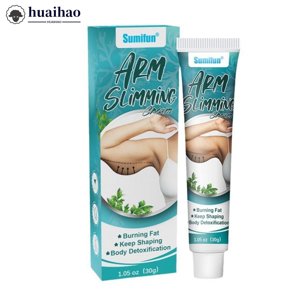 HUAIHAO แขนครีมกระชับสัดส่วนยกกระชับ Shaping ครีมเผาผลาญไขมัน Accelerating Metabolsm ครีมกระชับผิว H