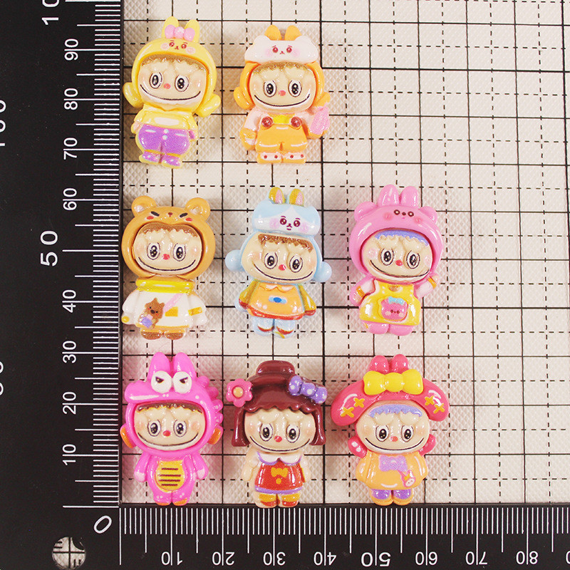 Labubu Labu Labubu ตุ๊กตา diy เครื่องประดับอุปกรณ์เสริม Handmade โฮมเมดครีมกาว