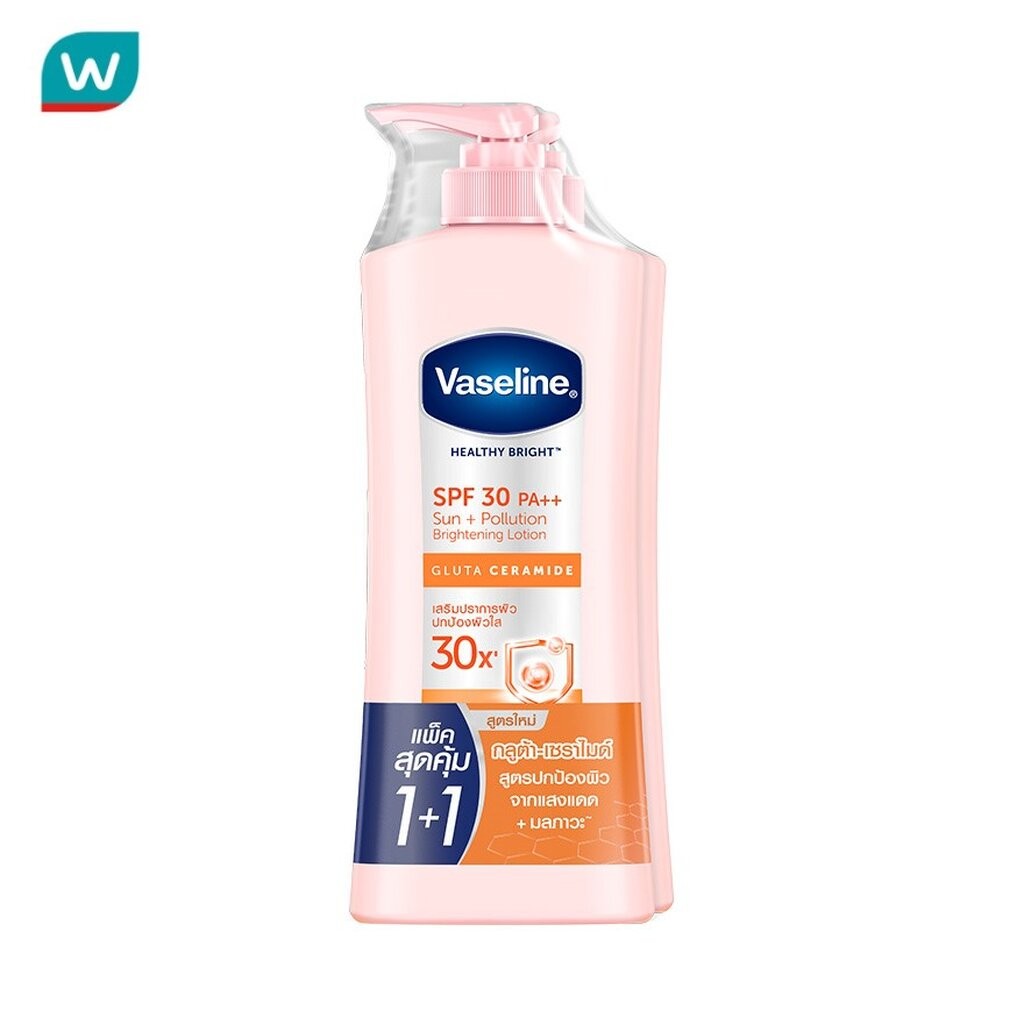 Vaseline วาสลีน เฮลธี้ ไบรท์ เอสพีเอฟ30 พีเอ++ 300 มล.แพ็คคู่