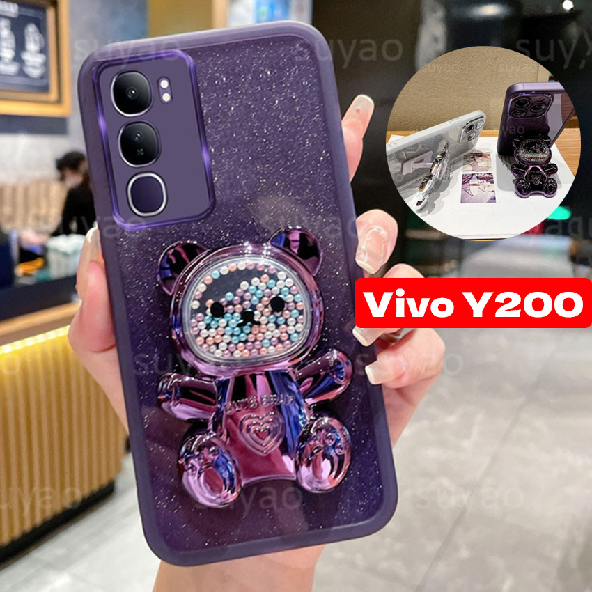 สําหรับvivo Y04 Y29 V50 Y200 5G Y19S V40 Liteเคสโทรศัพท์GlitterแฟลชกระดาษปลอกVivoY200 VivoY19S V40Li