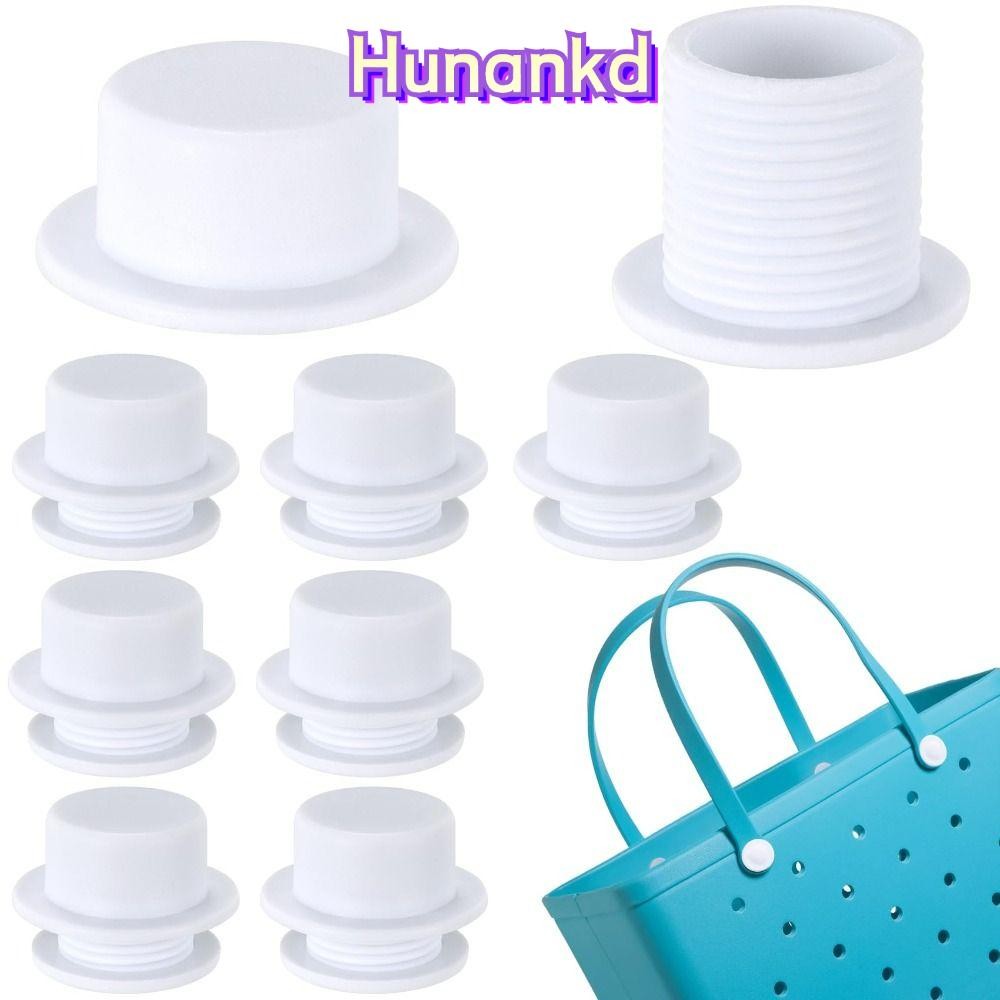 Huan 4PCS สกรูหมวกสําหรับ Bogg กระเป๋า,เปลี่ยน Rivets รองเท้ายางกระเป๋าชายหาดอุปกรณ์เสริม,สกรู Rivets จับสายรัดอุปกรณ์เสริม DIY ซ่อมปุ่ม Rivet หัวเข็มขัดสําหรับกระเป๋าชายหาด
