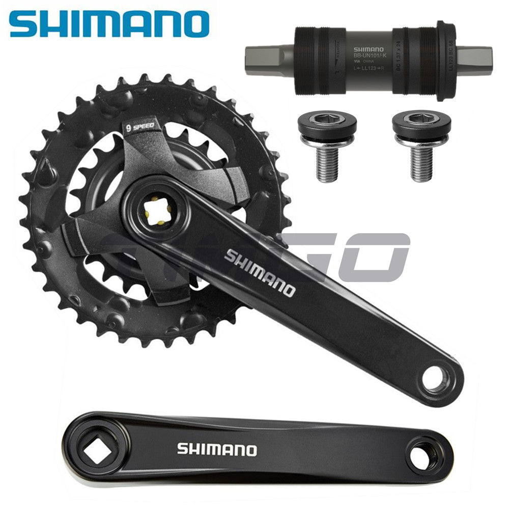 ชุดคันเกียร์ Shimano FC-MT101 สแควร์ทีปเปอร์ ขนาด 36-22T ความยาว 170 มม. สำหรับจักรยานขึ้นเขา (MTB)