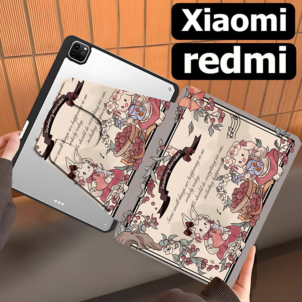 เคสอัจฉริยะ 360° สำหรับ เคส  Redmi Pad SE 11’’ 2023, เคส Xiaomi Pad 5/6, เสี่ยวมี่ แพด 6Pro 5Pro redmi pad pro12.1/pad 10.61 Right pen หนัง PU Various เคสแท็บเล็ต Redmi /Xiaomi