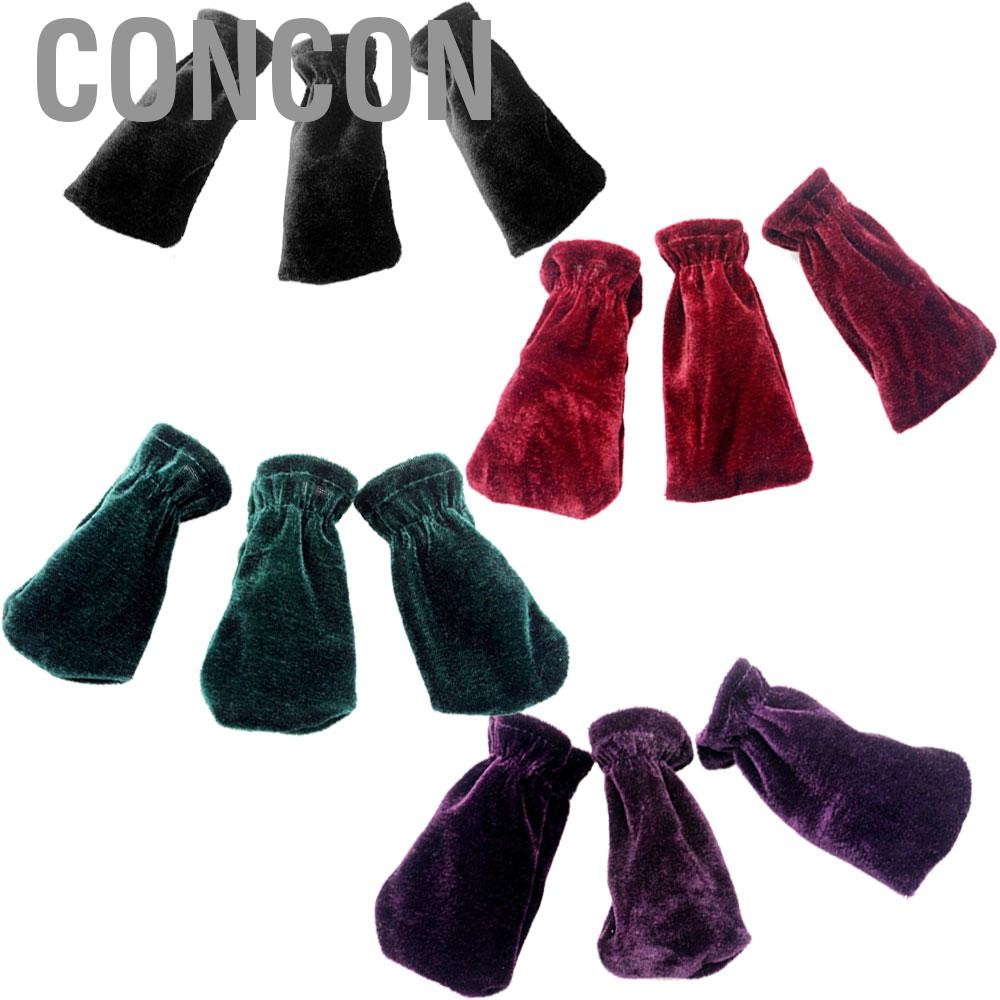 Concon กรณีเหยียบเปียโน 3 ชิ้น Pleuche ฝาครอบป้องกันเครื่องดนตรีอุปกรณ์เสริมคุณภาพสูงความทนทาน