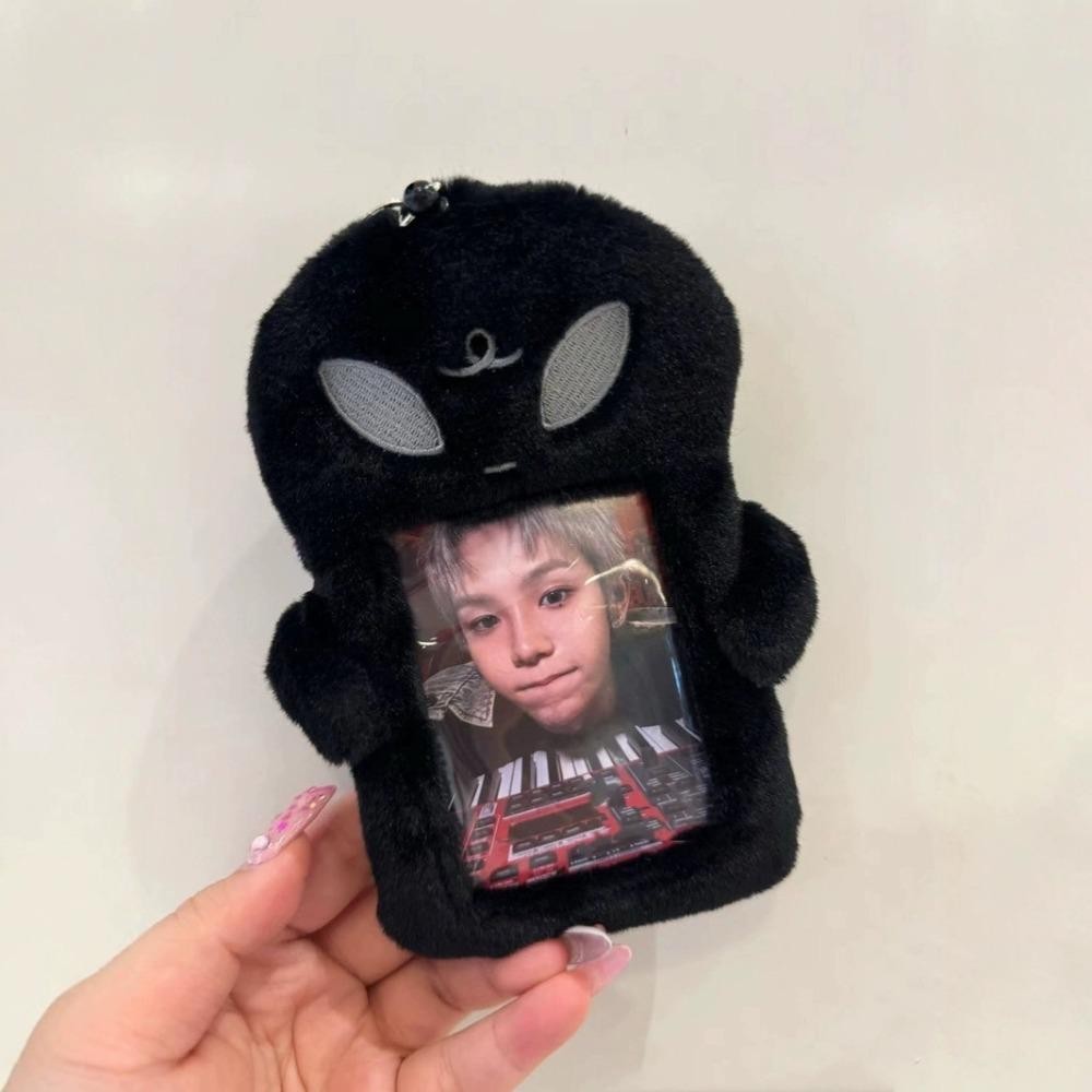 ชัดเจน0 ตุ๊กตาโฟโต้การ์ด ,ที่ใส่บัตรนักเรียนกระเป๋าพวงกุญแจรูปถ่ายเอเลี่ยน,รูปถ่ายไอดอลน่ารักฝาครอบป้องกันการ์ตูนรถบัสบัตรประตูแข
