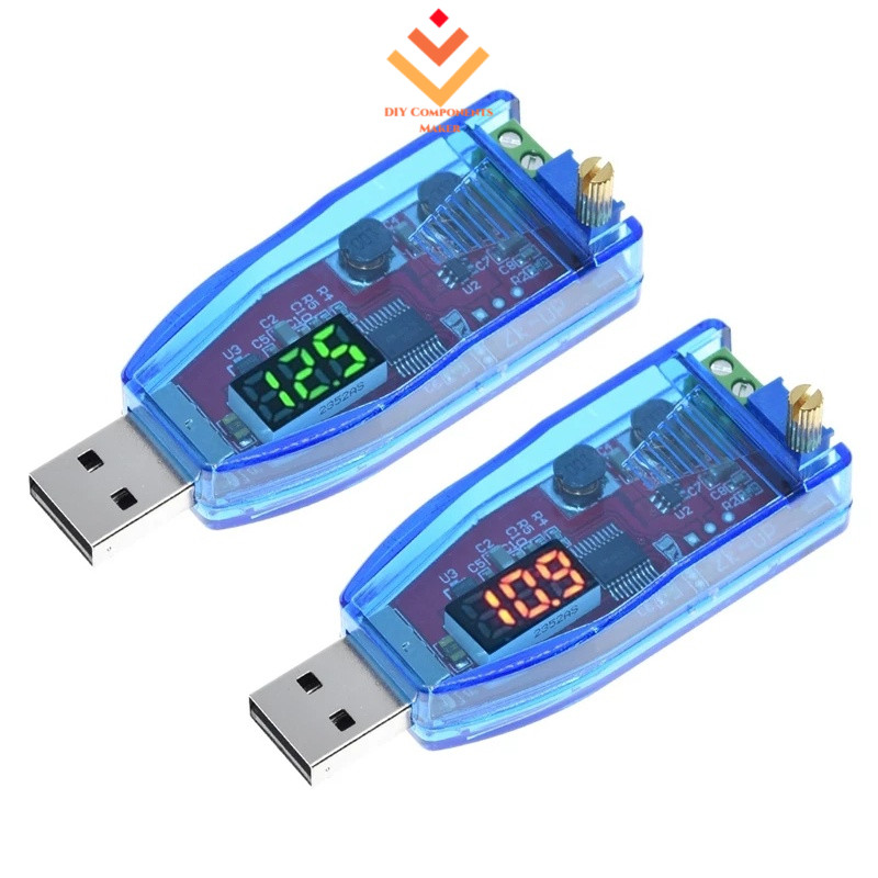 Led DC-DC 5V ถึง 1-24V ปรับ Potentiometer USB Step Up/Down Buck Boost Converter แหล่งจ่ายไฟแรงดันไฟฟ้าโมดูล