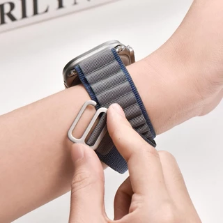 อัลไพน์ห่วงไนลอนสำหรับ for Apple Watch Ultra/SE 3 2 49 มม.45 44 40 38 Smartwatch Iwatch Series 11 10 9 8 7 6 5 42/46 มม.