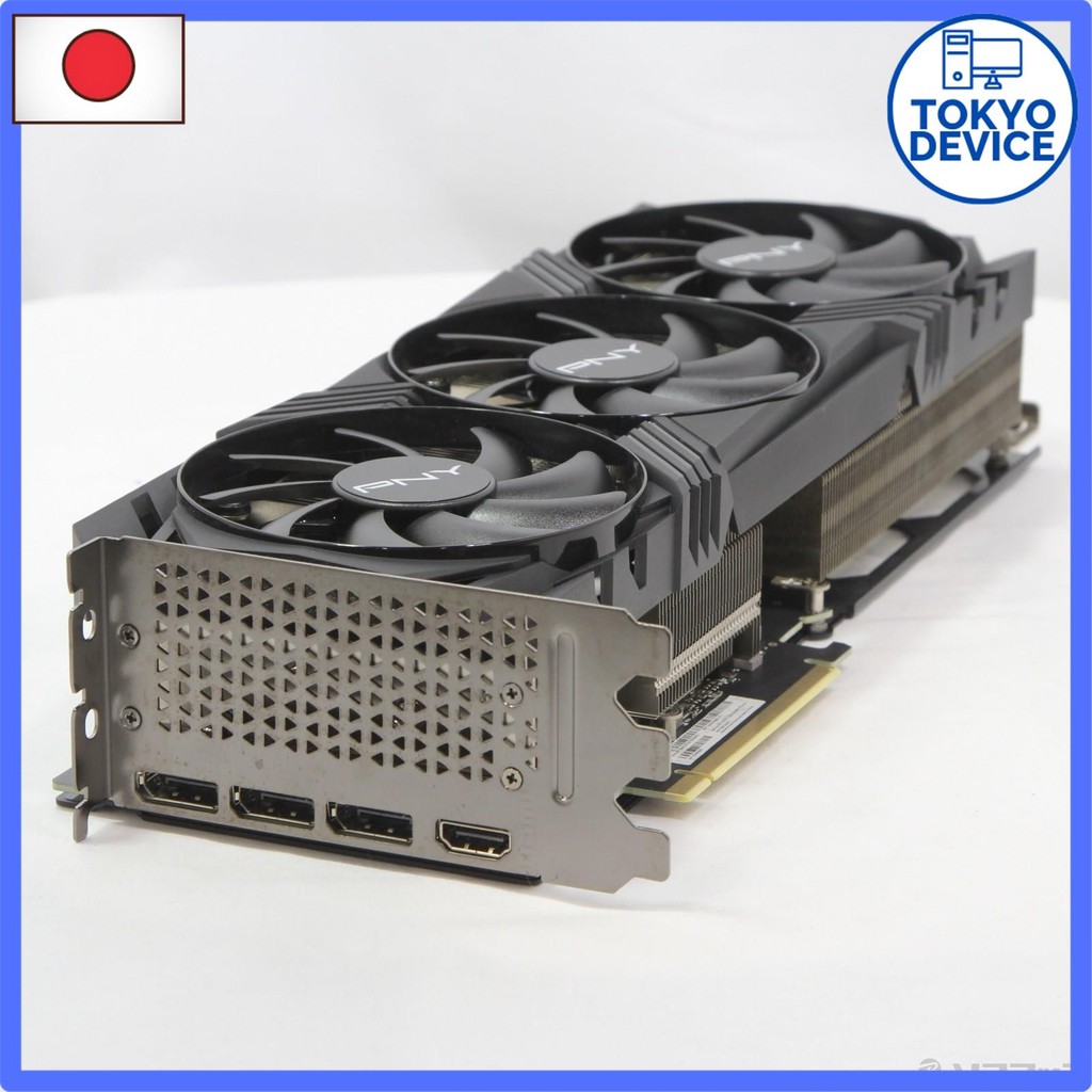 PNY GeForce RTX 4070 Ti 12GB VERTO LED กราฟิกการ์ดพัดลมสามตัว VCG4070T12TFXPB1 [สินค้ามือสอง ส่งตรงจ