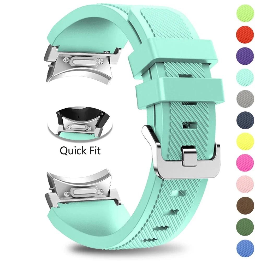 สําหรับ Samsung Galaxy นาฬิกา 6/5/4 44 มม.40 มม.ซิลิโคน Watchband กีฬาสร้อยข้อมือ Correa สําหรับ Galaxy 6 คลาสสิก 47 43 มม.5pro