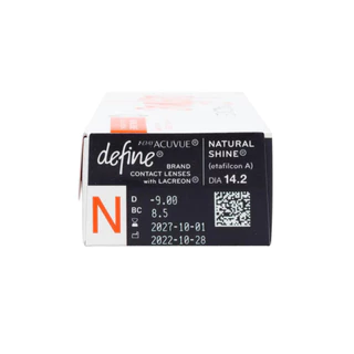 Acuvue 1-Day Define สี Natural Shine คอนแทคเลนส์สีรายวัน (30ชิ้น/กล่อง)