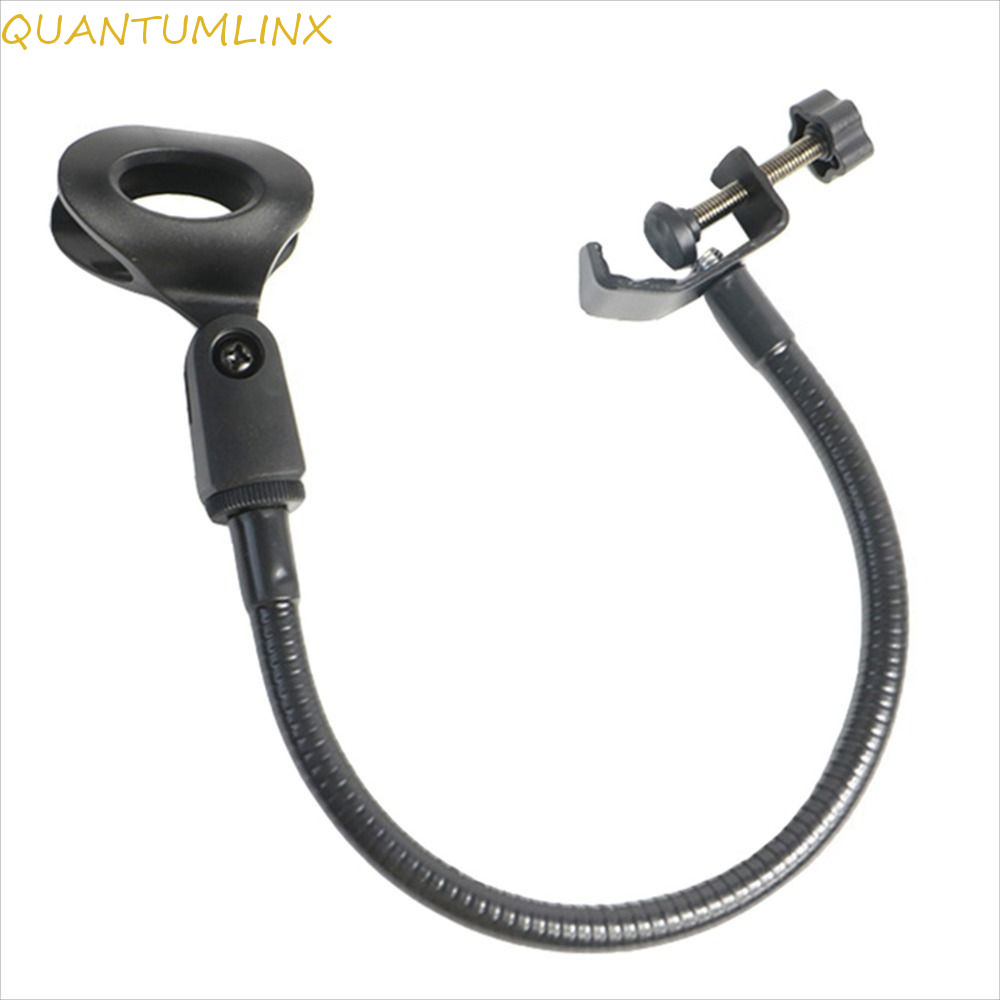 Quantuml โต๊ะขาตั้งไมค์คอนเดนเซอร์ไมโครโฟนอะแดปเตอร์คลิปไมโครโฟนผู้ถือไมโครโฟนคลิป Mic Clamp Stand ผู้ถือเปลี่ยน Mic Arm
