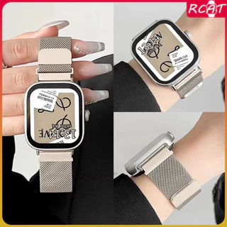 Milanese Loop Band สำหรับ Redmi Watch 6 5 4 เข็มขัดสแตนเลสโลหะสร้อยข้อมือแม่เหล็กสำหรับ Mi Band 8 Pro 10 9 Pro