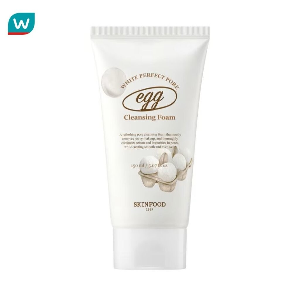 Skinfood สกินฟู๊ด เอ้ก ไวท์ เพอร์เฟค พอร์ คลีนซิ่ง โฟม 150 มล.