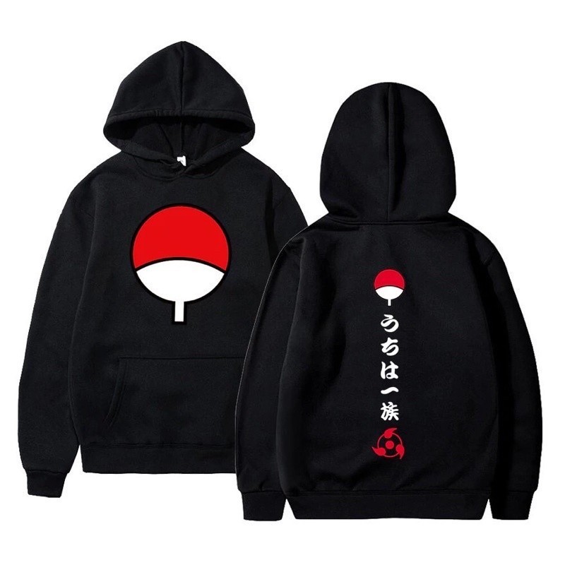 เสื้อฮู้ด [BST ] เสื ้ อแจ ็ คเก ็ ตมีฮู ้ ดพิมพ ์ ลาย AKATSUKI UCHIHA, Satsuke, NARUTO ANIME ผู ้ ชายและผู ้ M-3XL S-5