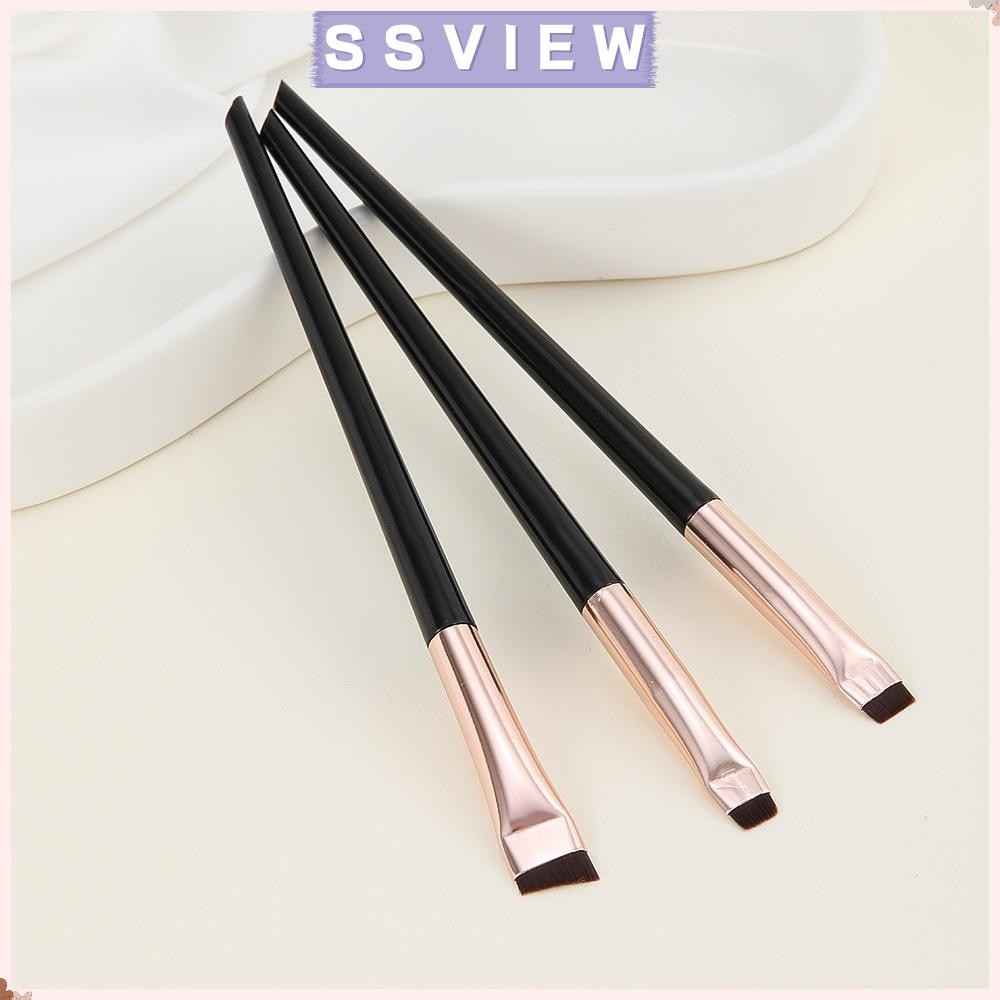 Stillsaview 3 ชิ้น/เซ็ตใบมีดแปรงอายไลเนอร์,แบบพกพา Cilia Eyebrow Brush,หนาหลอดยาว Rod แปรงแต่งหน้า Brow Contour