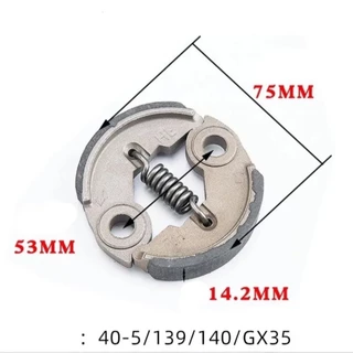 ครัช GX35 ผ้าคลัทช์ เครื่องตัดหญ้า GX35 , TL33,GX31,GX35NT ผ้าแดง พร้อมน็อต