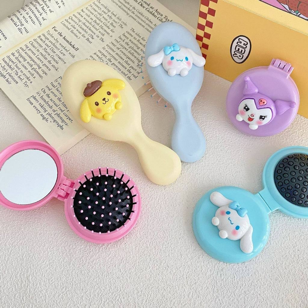 หวีสีพาสเทล ลายsario พร้อมส่ง