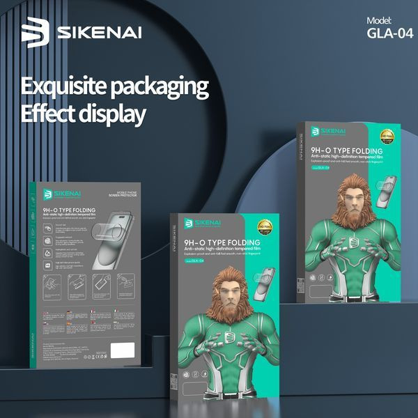 ฟิล์มกระจกนิรภัย SIKENAI GLA-01 FULL CLEAR BLACK LIST FULL SCREEN RIGID FILM Glass SCREEN GUARD PROT