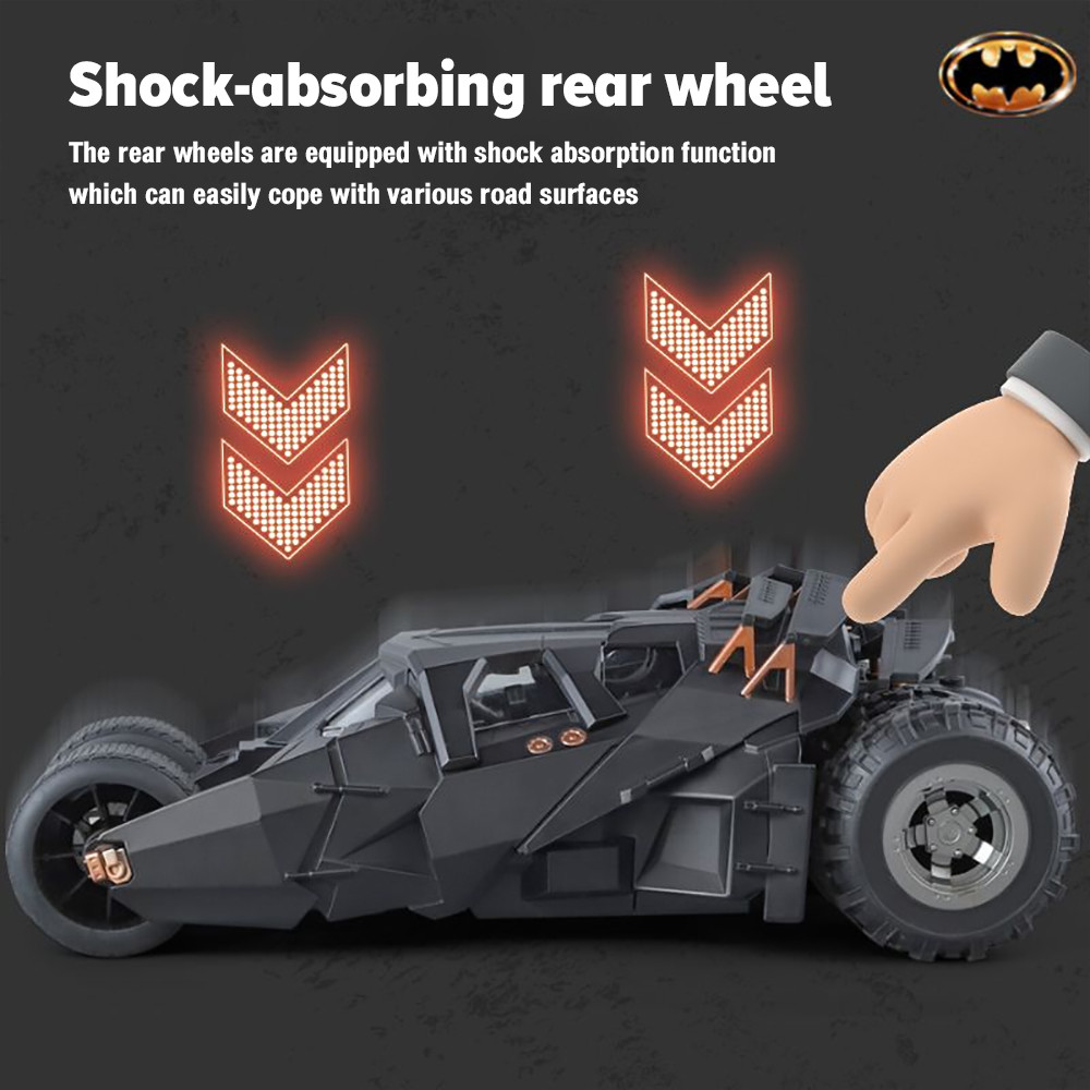 Perfect 1:18 Batmobile The Tumbler สเปรย์รุ่น Diecast รุ่นรถโลหะผสมรถของเล่นคอลเลกชันของขวัญสําหรับเด็กเด็กผู้หญิง ราคา ถูกที่สุด ดีลบีเคเค แกลเลอรีภาพที่ 7