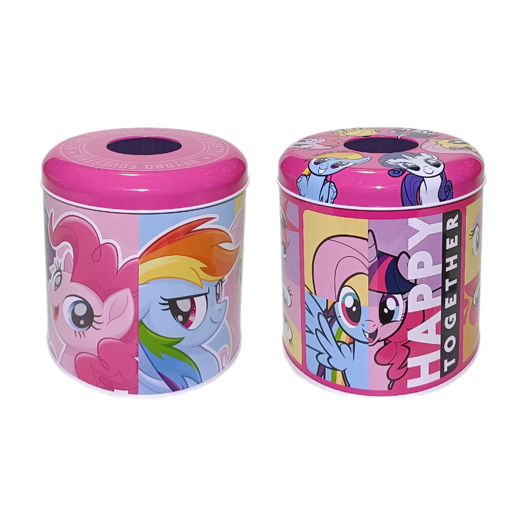 Box Tissue Metal My Little Pony กล่องทิชชู่เหล็กสำหรับทิชชู่ม้วน ลายมายลิตเติ้ลโพนี่