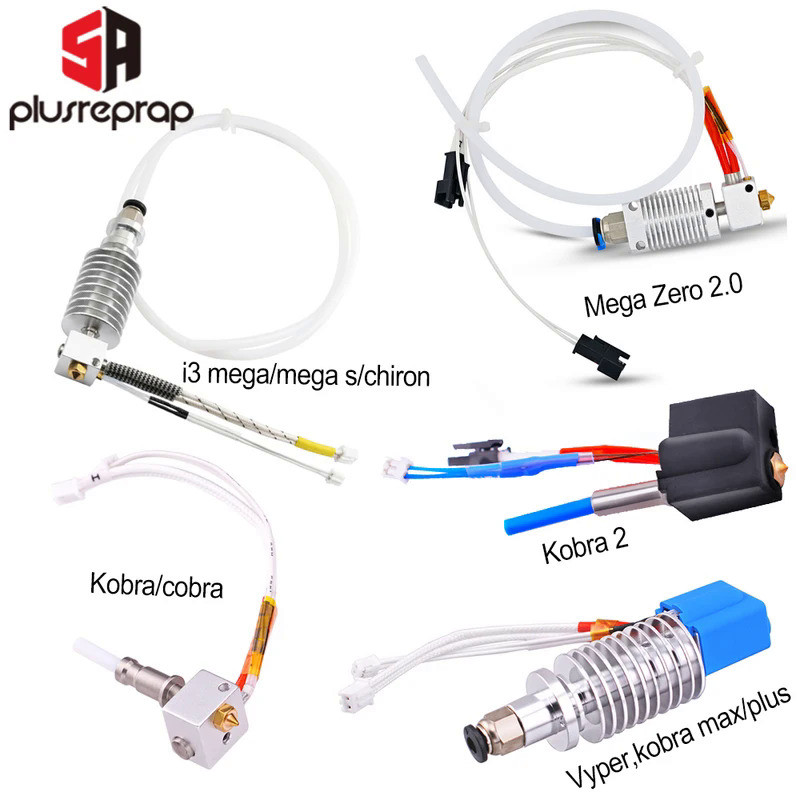 12V 24V J-Head Hotend with 0.4mm Nozzle Silicone Sock PTFE Tube for Anycubic Vyper Cobra Kobra2 Max 