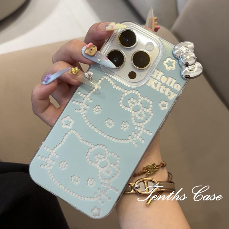 SAMSUNG สําหรับsamsung A06 A16 A35 A25 A15 A05 A03 A04s A12 A13 A14 A23 A24 A32 A34 4G A51 A52s A53 A54 A55 5G S23 S24 S24 นุ่มเงินKittyฝาครอบกรณีFeather 3Dเคสโทรศัพท์ - รูปที่ 2